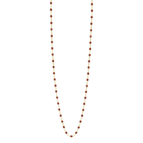 Gigi Clozeau - Collier moka Classique Gigi, or jaune, 60 cm