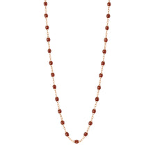 Gigi Clozeau - Collier moka Classique Gigi, or rose, 50 cm
