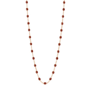 Gigi Clozeau - Collier moka Classique Gigi, or rose, 50 cm