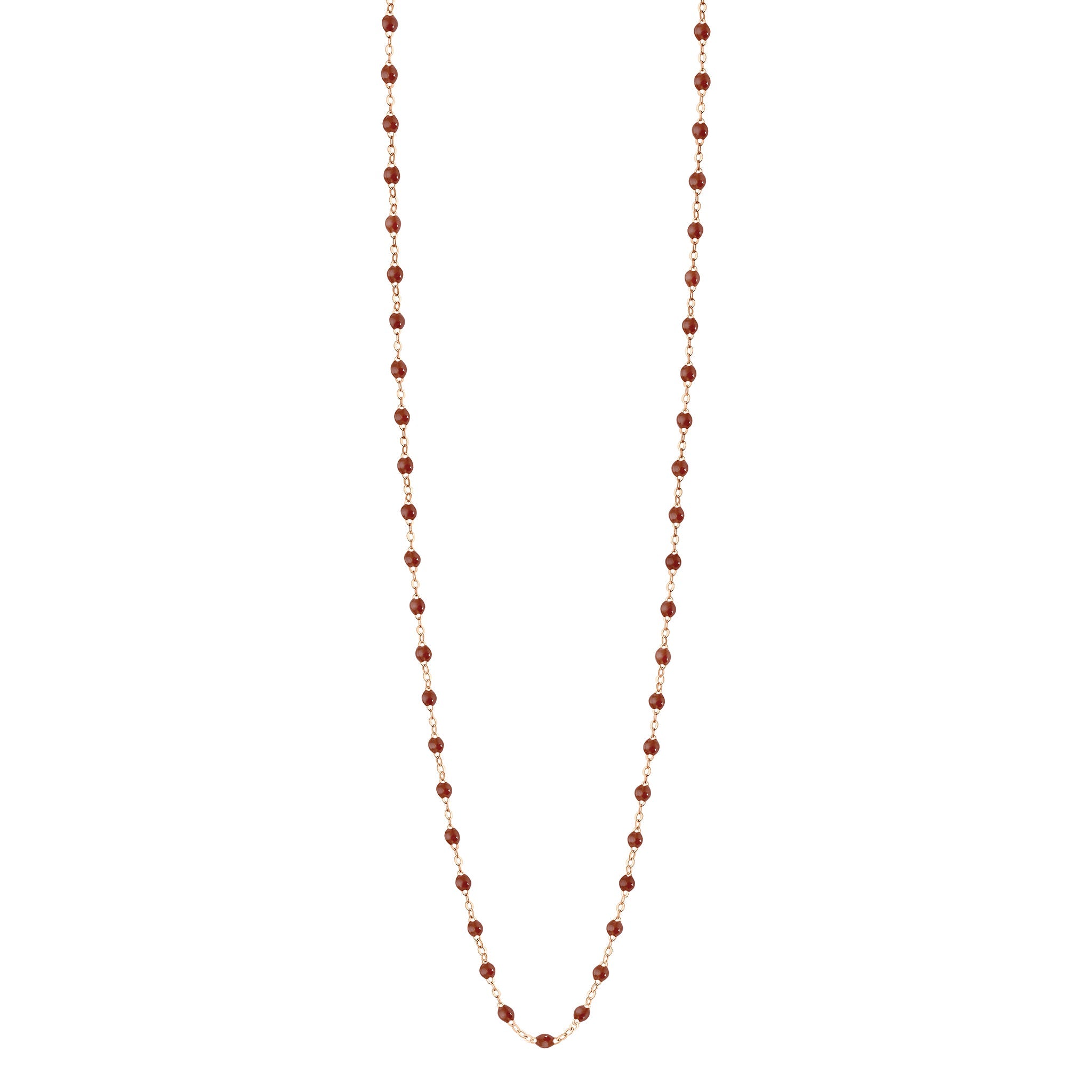 Gigi Clozeau - Collier moka Classique Gigi, or rose, 60 cm