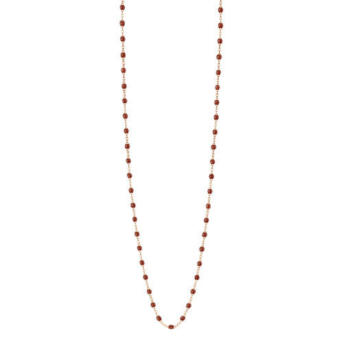 Gigi Clozeau - Collier moka Classique Gigi, or rose, 60 cm