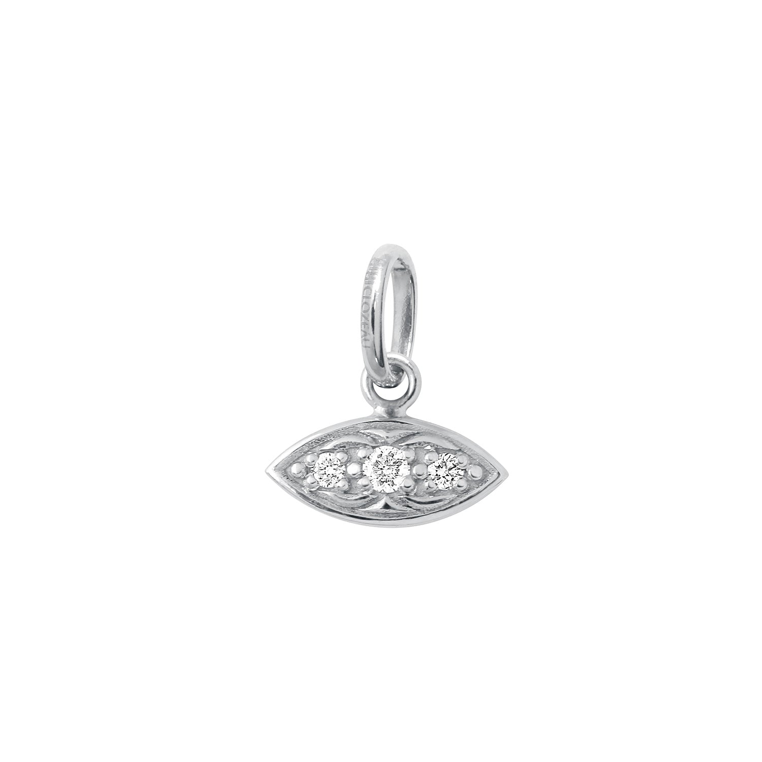Gigi Clozeau - Pendentif Clin d’œil diamants, or blanc