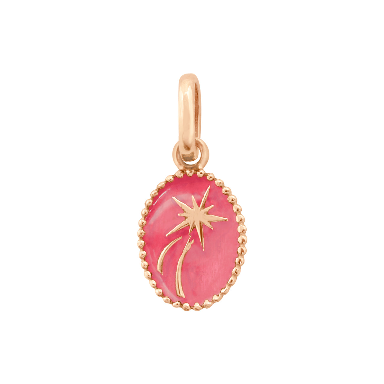 Gigi Clozeau - Shooting Star Pendant, Pink, Rose Gold