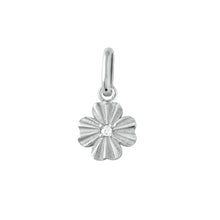 Gigi Clozeau - Pendentif Trèfle Lumière, diamant, or blanc