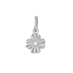 Gigi Clozeau - Pendentif Trèfle Lumière, diamant, or blanc