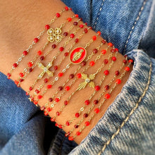 Gigi Clozeau - Classic Gigi Ruby bracelet, Yellow Gold, 17 cm