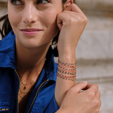 Gigi Clozeau - Bracelet saphir Classique Gigi, or rose, 15 cm
