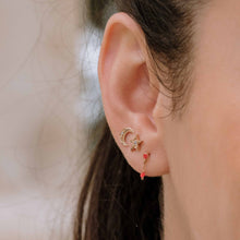 Gigi Clozeau - Boucles d'oreilles Etoile diamant, or jaune