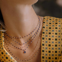 Gigi Clozeau - Collier prusse Etoile, diamant, or jaune, 42 cm
