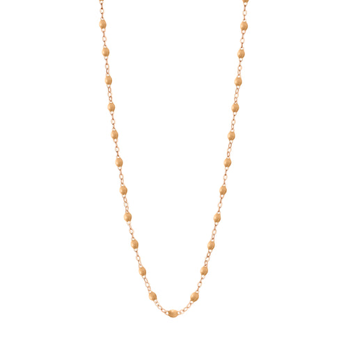 Gigi Clozeau - Collier nude Classique Gigi, or rose, 42 cm