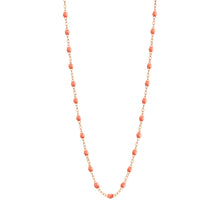 Gigi Clozeau - Collier saumon Classique Gigi, or rose, 42 cm