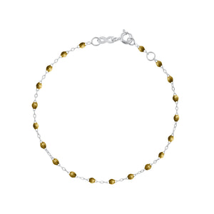 Gigi Clozeau - Bracelet or Classique Gigi, or blanc, 19 cm