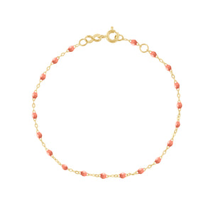 Gigi Clozeau - Bracelet saumon Classique Gigi, or jaune, 17 cm