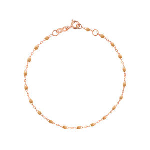 Gigi Clozeau - Bracelet nude Classique Gigi, or rose, 17 cm