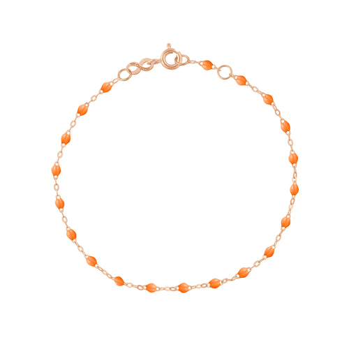 Gigi Clozeau - Bracelet mandarine Classique Gigi, or blanc, 15 cm