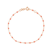 Gigi Clozeau - Bracelet saumon Classique Gigi, or rose, 18 cm