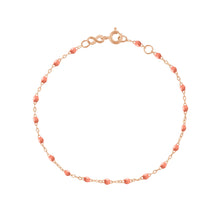 Gigi Clozeau - Bracelet saumon Classique Gigi, or rose, 19 cm