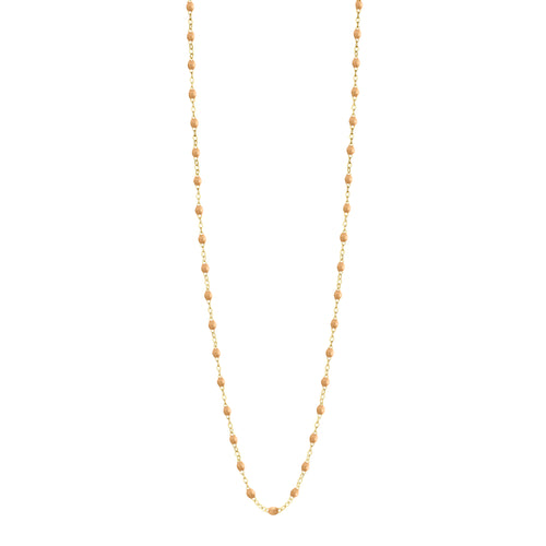 Gigi Clozeau - Sautoir nude Classique Gigi, or jaune, 60 cm