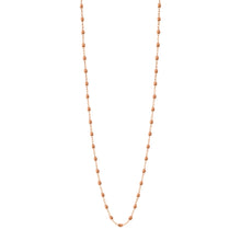 Gigi Clozeau - Sautoir caramel Classique Gigi, or rose, 86 cm