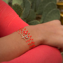 Gigi Clozeau - Bracelet corail Classique Gigi, or rose, 19 cm