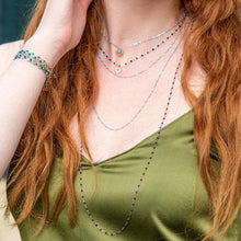 Gigi Clozeau - Lapis Lace Heart Necklace, Yellow Gold, 42 cm