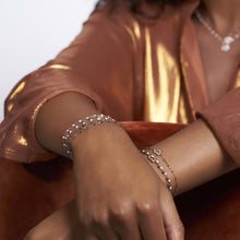 Gigi Clozeau - Bracelet quartz Cœur Suprême, diamants, or rose, 17 cm