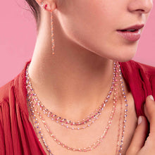 Gigi Clozeau - Collier violet Classique Gigi, or rose, 42 cm