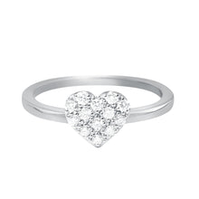 Gigi Clozeau - Bague In Love, diamants, or blanc, T 49