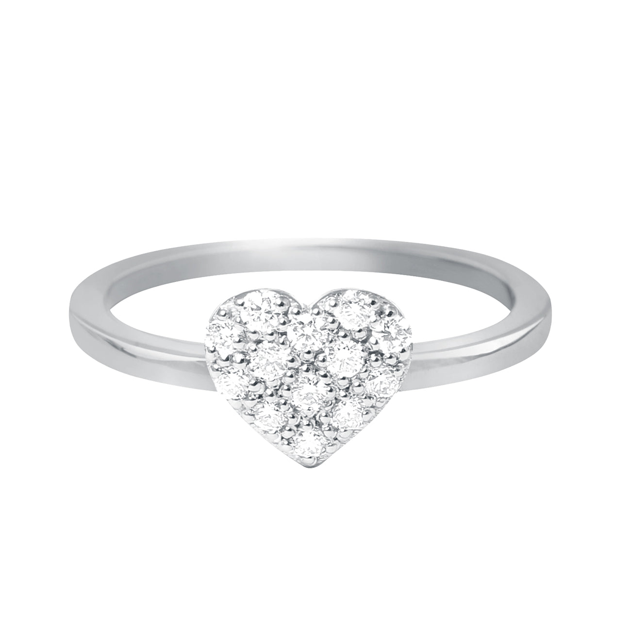 Gigi Clozeau - Bague In Love, diamants, or blanc, T 51