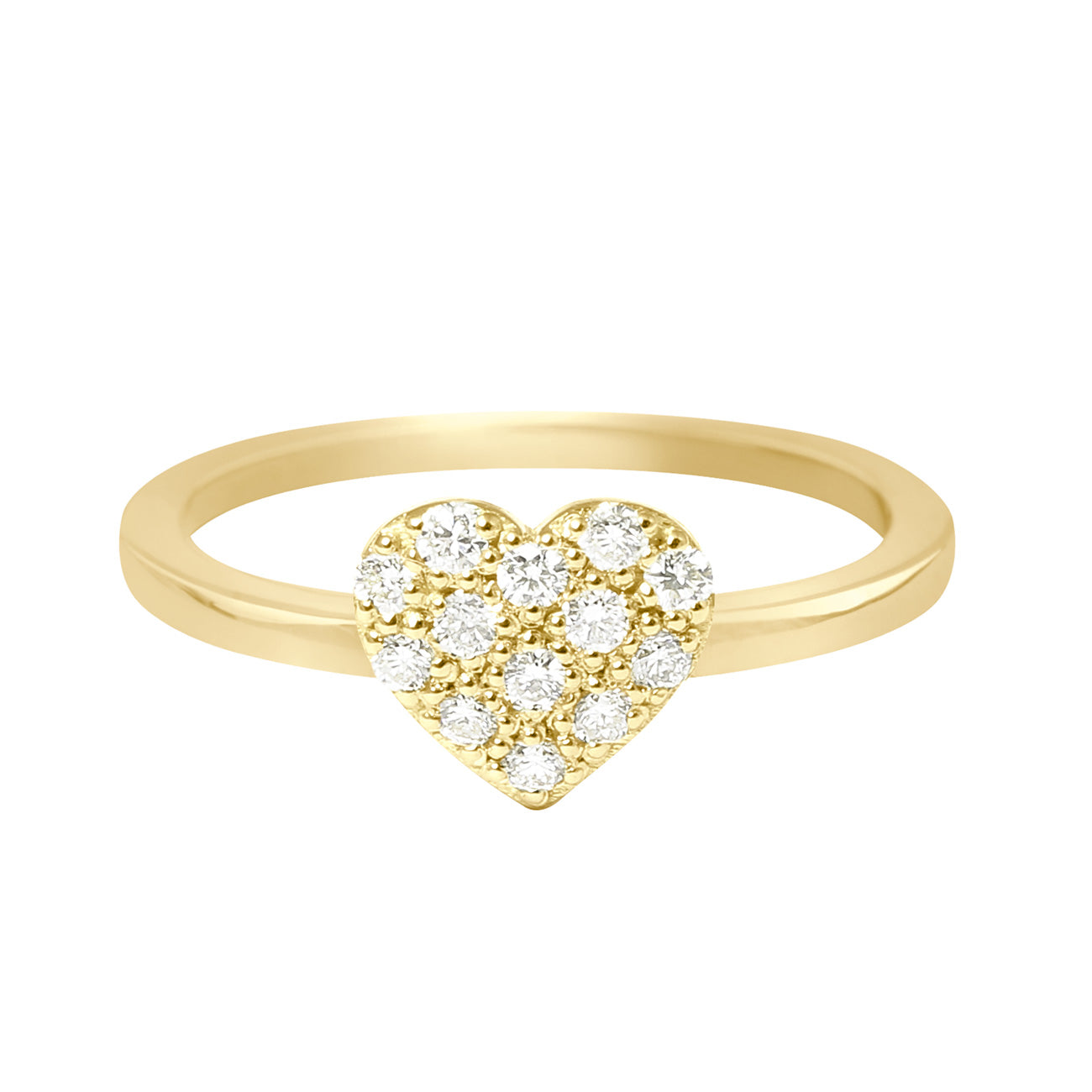 Gigi Clozeau - Bague In Love, diamants, or jaune, T 49