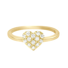 Gigi Clozeau - Bague In Love, diamants, or jaune, T 49