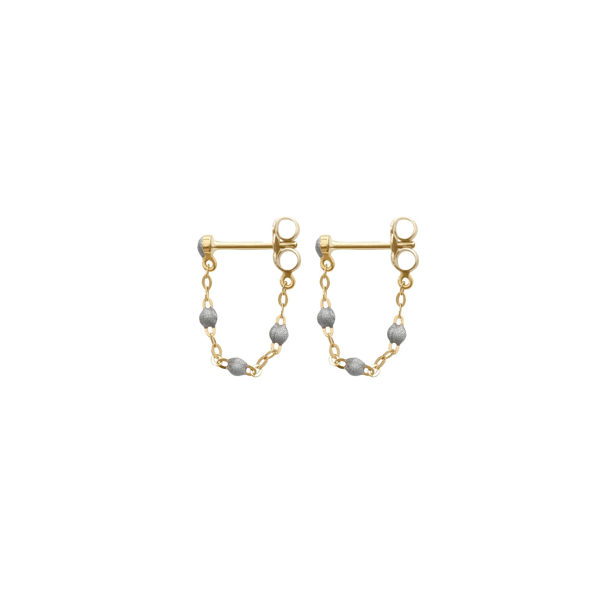 Gigi Clozeau - Boucles d'oreilles argent Classique Gigi, or jaune