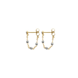 Gigi Clozeau - Boucles d'oreilles argent Classique Gigi, or jaune