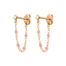 Gigi Clozeau - Boucles d'oreilles blush Gigi Suprême, or rose, diamants