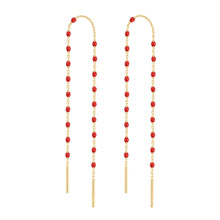 Gigi Clozeau - Boucles d'oreilles coquelicot Mini Gigi, or jaune