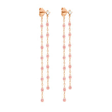 Gigi Clozeau - Boucles d'oreilles Dansantes Classique Gigi blush, diamants, or rose