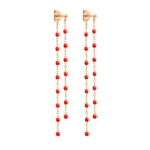 Gigi Clozeau - Boucles d'oreilles Dansantes Classique Gigi corail, or rose