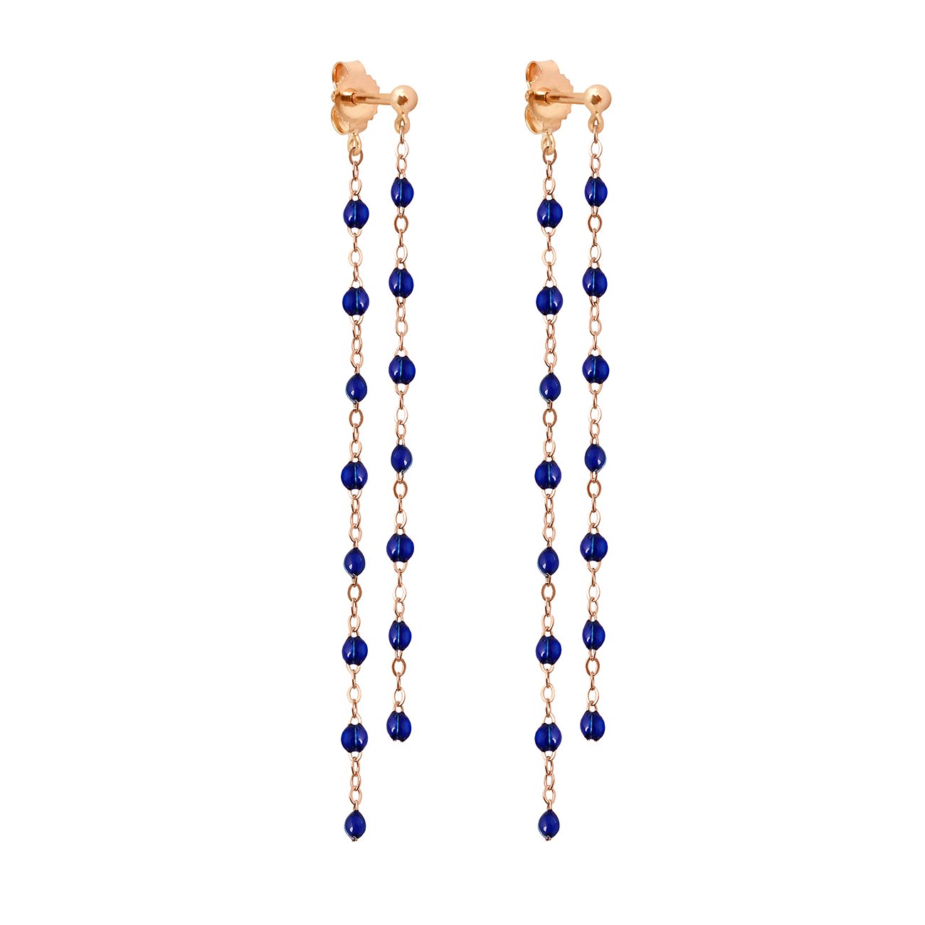 Gigi Clozeau - Boucles d'oreilles Dansantes Classique Gigi prusse, or rose