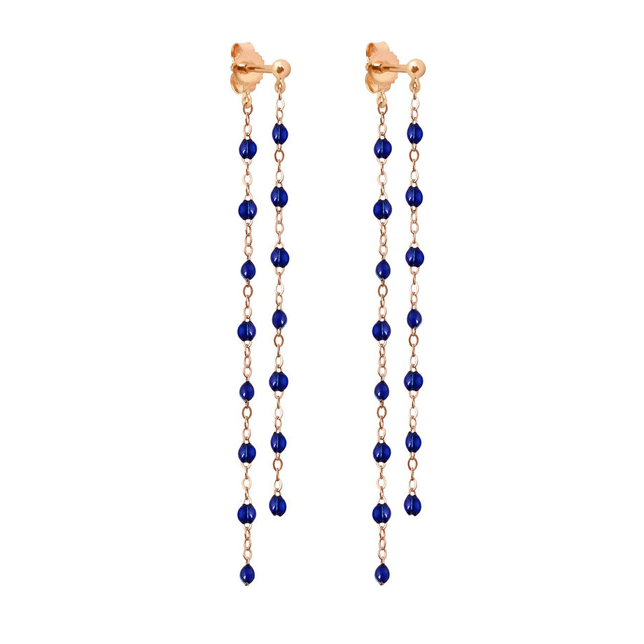 Gigi Clozeau - Boucles d'oreilles Dansantes Classique Gigi prusse, or rose