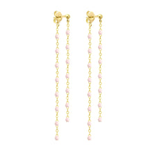 Gigi Clozeau - Boucles d'oreilles Dansantes Classique Gigi rose bébé, or jaune