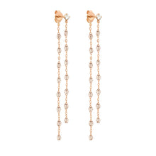 Gigi Clozeau - Boucles d'oreilles Dansantes Classique Gigi sparkle, diamants, or rose