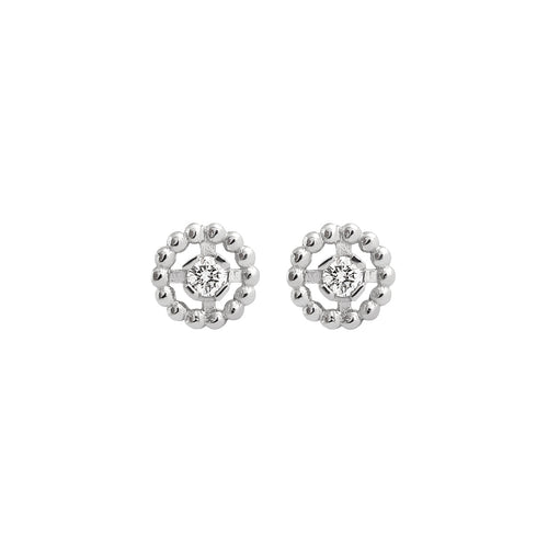 Gigi Clozeau - Boucles d'oreilles Lucky Puce diamants, or blanc