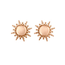 Gigi Clozeau - Boucles d'oreilles Soleil, or rose