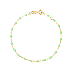 Gigi Clozeau - Bracelet anis Classique Gigi, or jaune, 17 cm