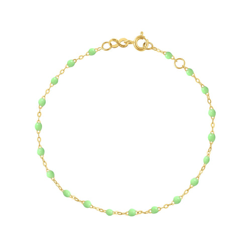 Gigi Clozeau - Bracelet anis Classique Gigi, or jaune, 19 cm