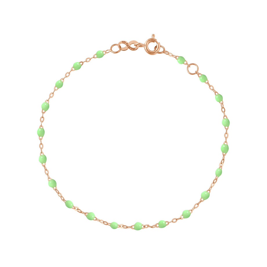 Gigi Clozeau - Bracelet anis Classique Gigi, or rose, 17 cm