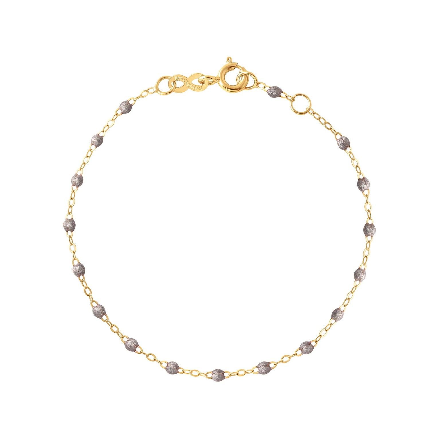 Gigi Clozeau - Bracelet argent Classique Gigi, or jaune, 17 cm
