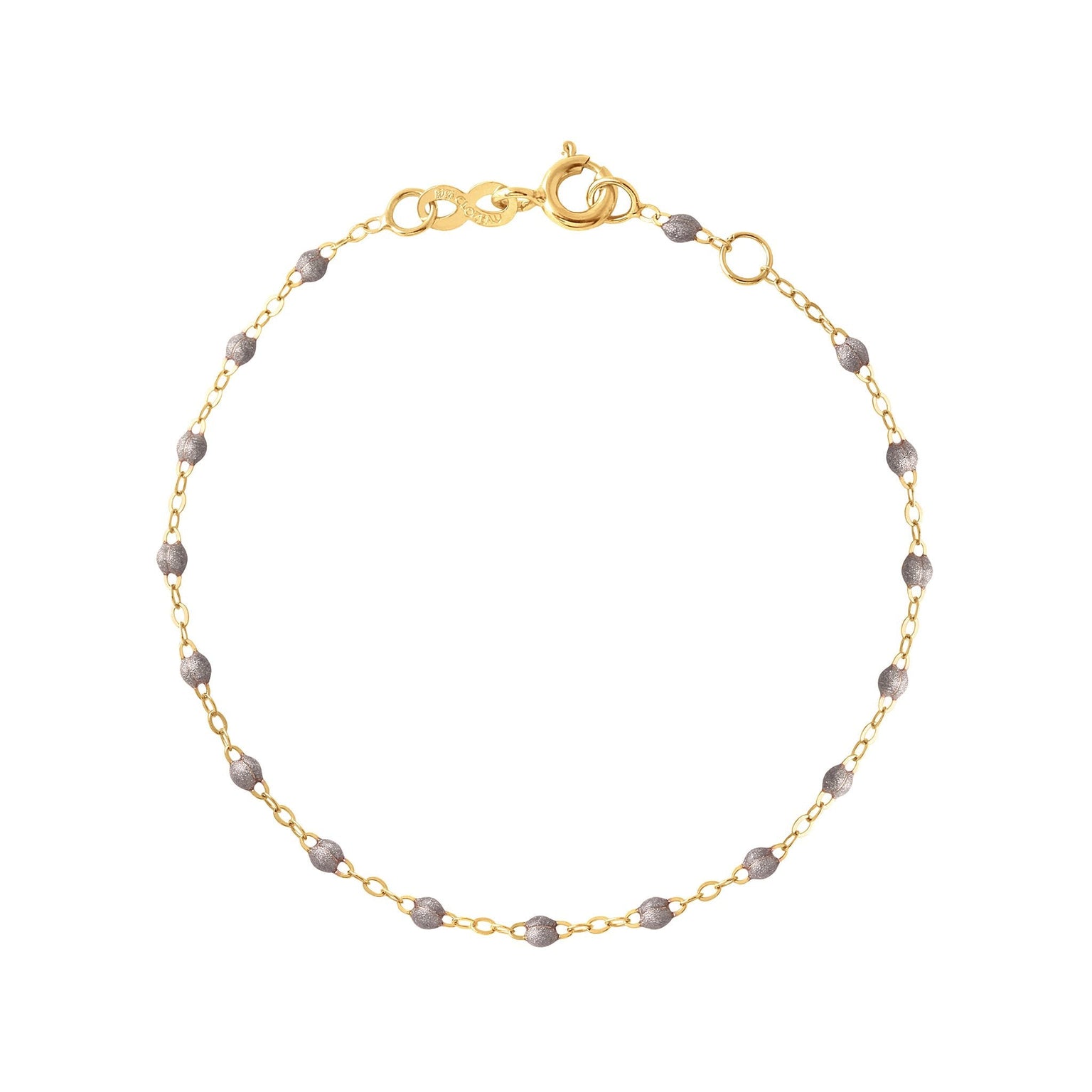 Gigi Clozeau - Bracelet argent Classique Gigi, or jaune, 19 cm