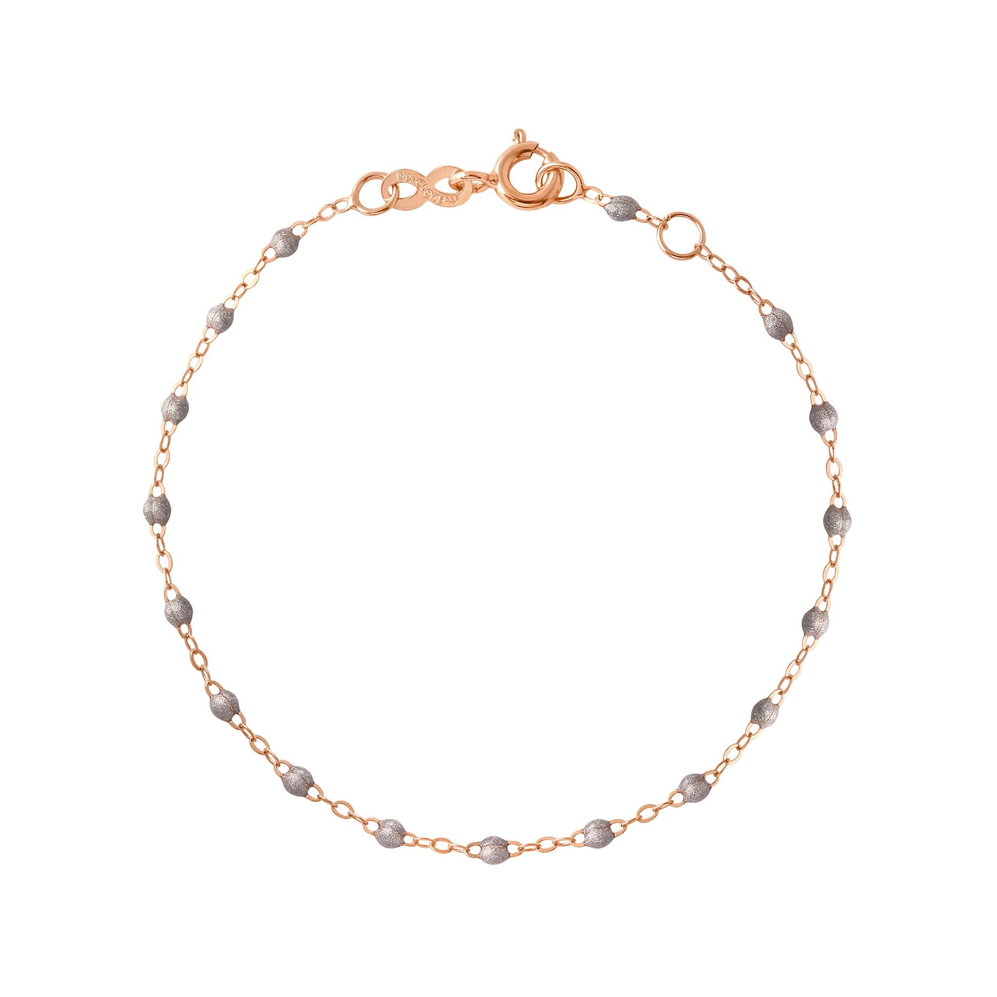Gigi Clozeau - Bracelet argent Classique Gigi, or rose, 18 cm