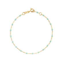 Gigi Clozeau - Bracelet bébé jade Classique Gigi, or jaune, 13 cm